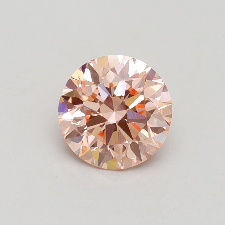 Lab-Grown ROUND Diamond - 0.87 Carat, Fancy Intense Pink Color, SI1 Clarity | Sustainable Luxury, Dazzling Brilliance | IGI | Certified LG539238039