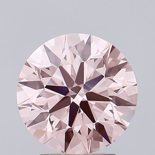 Lab-Grown ROUND Diamond - 2.41 Carat, Fancy Intense Pink Color, VS1 Clarity | Sustainable Luxury, Dazzling Brilliance | IGI | Certified LG640478511