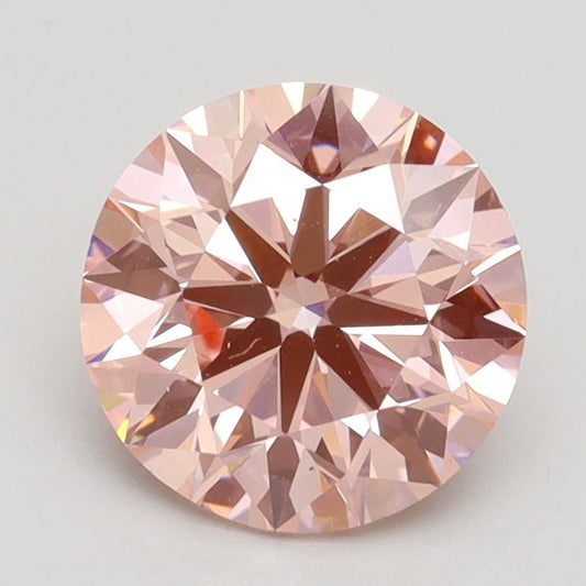 Lab-Grown ROUND Diamond - 2.06 Carat, Fancy Intense Pink Color, VS2 Clarity | Sustainable Luxury, Dazzling Brilliance | IGI | Certified LG532246700