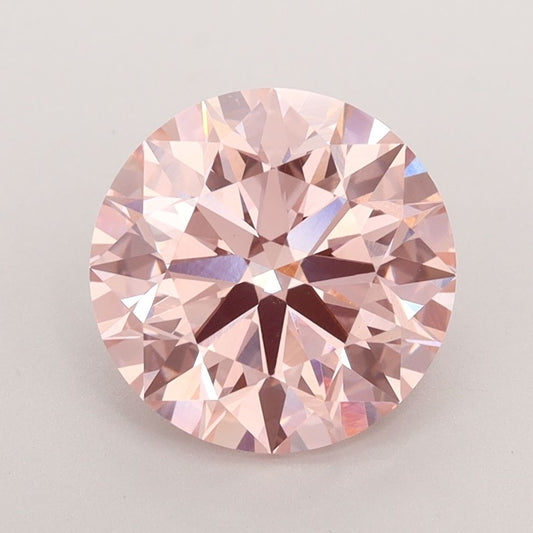 Lab-Grown ROUND Diamond - 3.24 Carat, Fancy Intense Pink Color, VS1 Clarity | Sustainable Luxury, Dazzling Brilliance | IGI | Certified LG591360087