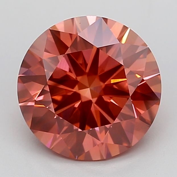 Lab-Grown ROUND Diamond - 3.08 Carat, Fancy Vivid Pink Color, VS1 Clarity | Sustainable Luxury, Dazzling Brilliance | IGI | Certified LG614396463