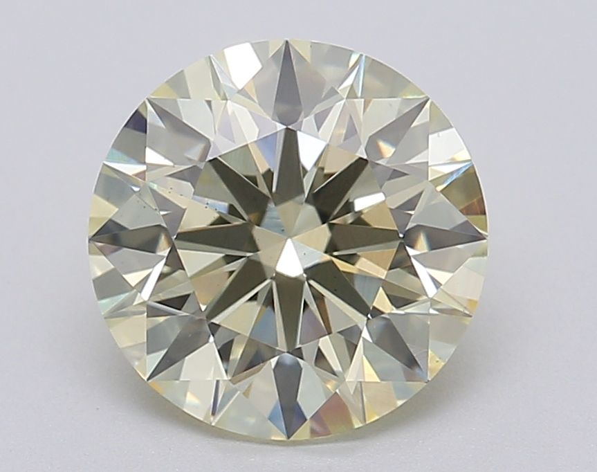 Lab-Grown ROUND Diamond - 2.01 Carat, Fancy Yellow Color, VS1 Clarity | Sustainable Luxury, Dazzling Brilliance | IGI | Certified LG610345374