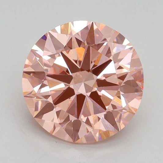 Lab-Grown ROUND Diamond - 2.02 Carat, Fancy Intense Pink Color, VS1 Clarity | Sustainable Luxury, Dazzling Brilliance | IGI | Certified LG539236462