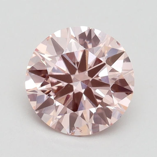 Lab-Grown ROUND Diamond - 1.3 Carat, Fancy Intense Pink Color, SI1 Clarity | Sustainable Luxury, Dazzling Brilliance | IGI | Certified LG529285433