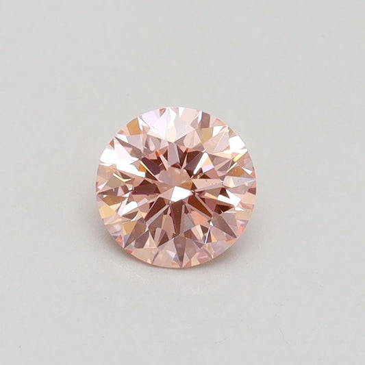 Lab-Grown ROUND Diamond - 0.55 Carat, Fancy Intense Pink Color, VS2 Clarity | Sustainable Luxury, Dazzling Brilliance | IGI | Certified LG539238280