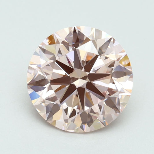 Lab-Grown ROUND Diamond - 3.16 Carat, Fancy Intense Pink Color, VS1 Clarity | Sustainable Luxury, Dazzling Brilliance | IGI | Certified LG616416815