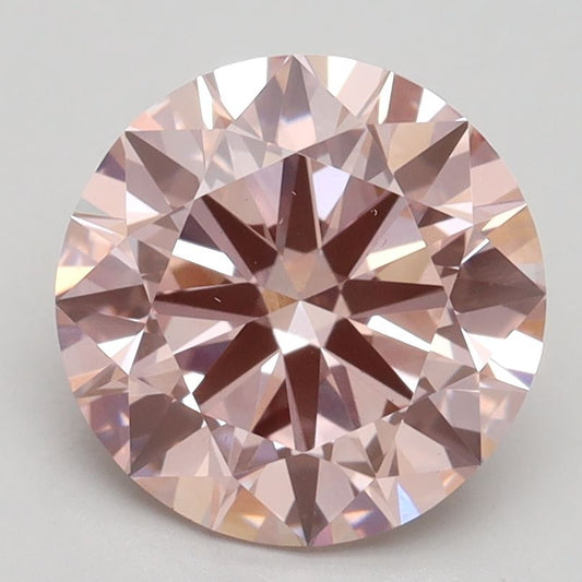 Lab-Grown ROUND Diamond - 2.8 Carat, Fancy Intense Pink Color, VS1 Clarity | Sustainable Luxury, Dazzling Brilliance | IGI | Certified LG532244529