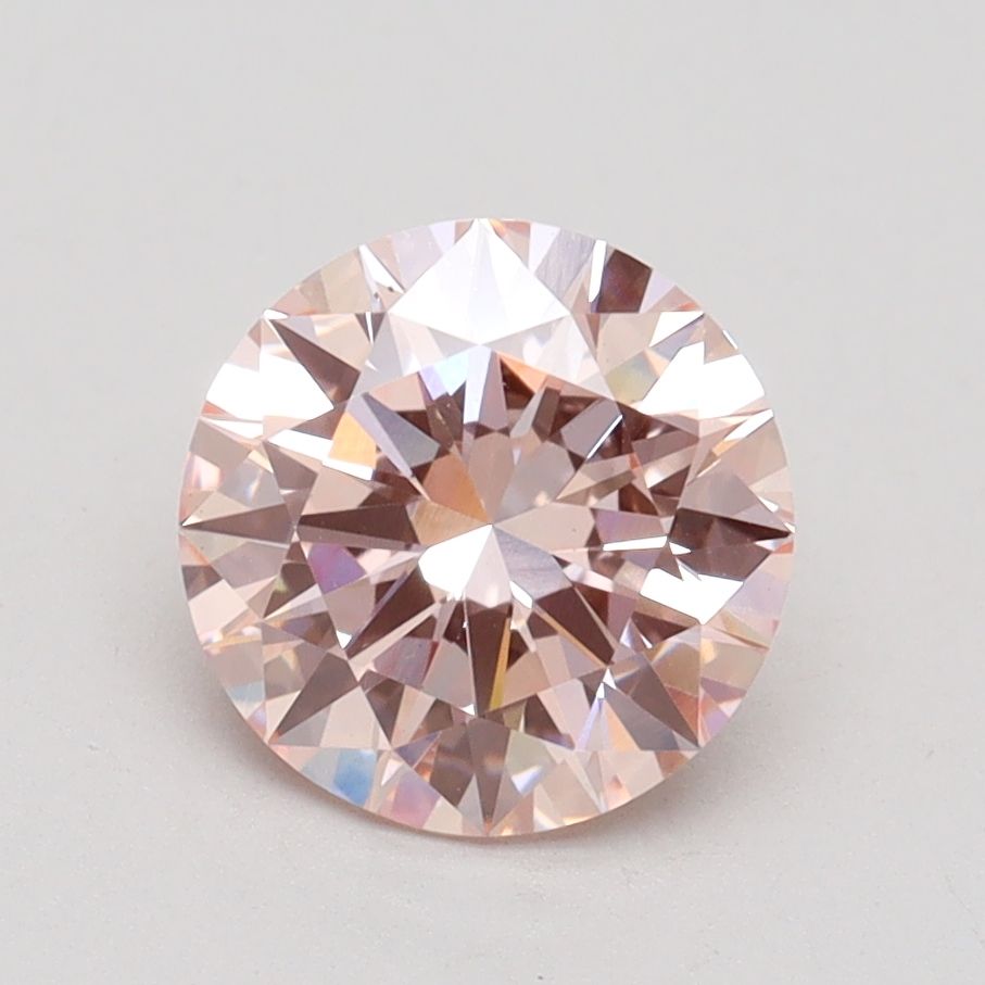 Lab-Grown ROUND Diamond - 1.65 Carat, Fancy Intense Pink Color, VS1 Clarity | Sustainable Luxury, Dazzling Brilliance | IGI | Certified LG585334841