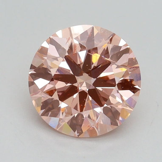 Lab-Grown ROUND Diamond - 1.31 Carat, Fancy Intense Pink Color, SI2 Clarity | Sustainable Luxury, Dazzling Brilliance | IGI | Certified LG538279091