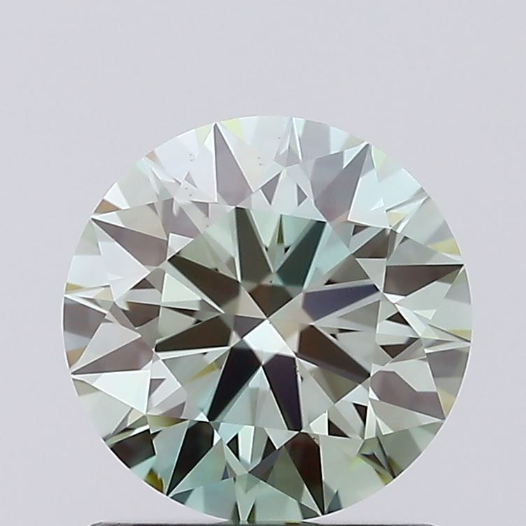 Lab-Grown ROUND Diamond - 1.02 Carat, Fancy Intense Green Color, VS2 Clarity | Sustainable Luxury, Dazzling Brilliance | IGI | Certified LG600399558