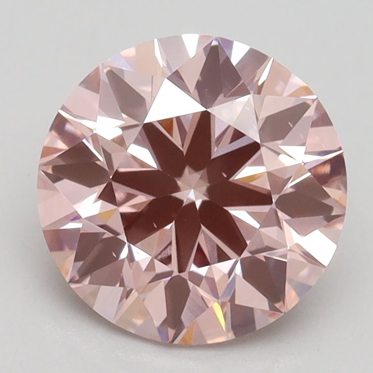 Lab-Grown ROUND Diamond - 2.18 Carat, Fancy Intense Pink Color, VS2 Clarity | Sustainable Luxury, Dazzling Brilliance | IGI | Certified LG532246687