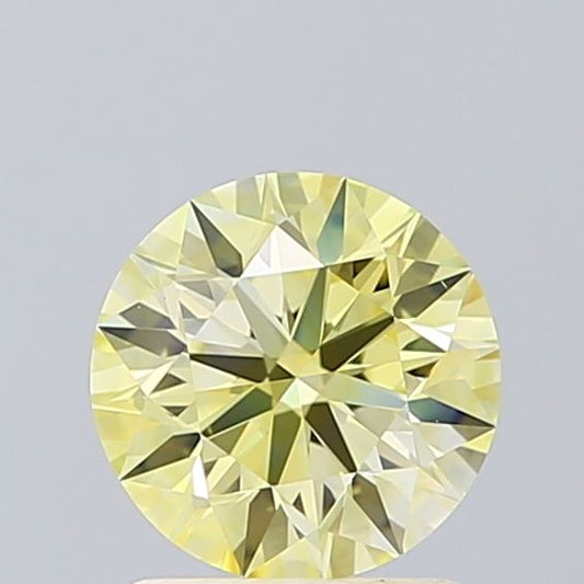 Lab-Grown ROUND Diamond - 1.21 Carat, Fancy Intense Yellow Color, VS1 Clarity | Sustainable Luxury, Dazzling Brilliance | IGI | Certified LG621448668