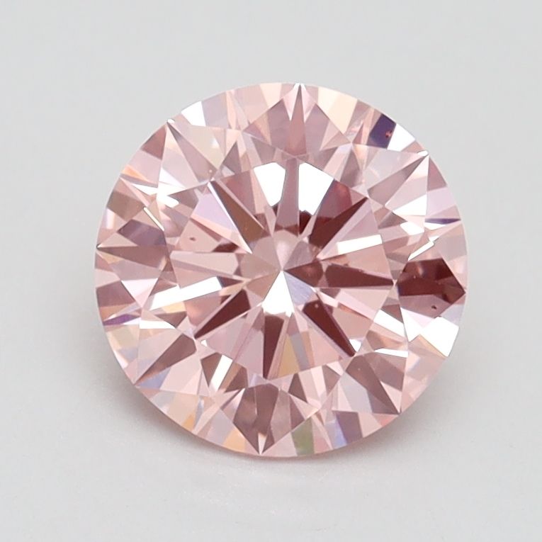 Lab-Grown ROUND Diamond - 1.31 Carat, Fancy Intense Pink Color, VS2 Clarity | Sustainable Luxury, Dazzling Brilliance | IGI | Certified LG529285443