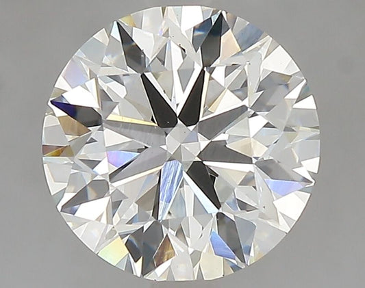 Lab-Grown ROUND Diamond - 2.5 Carats, H Color, VS2 Clarity - Sustainable Luxury and Dazzling Brilliance-IGI·Certified