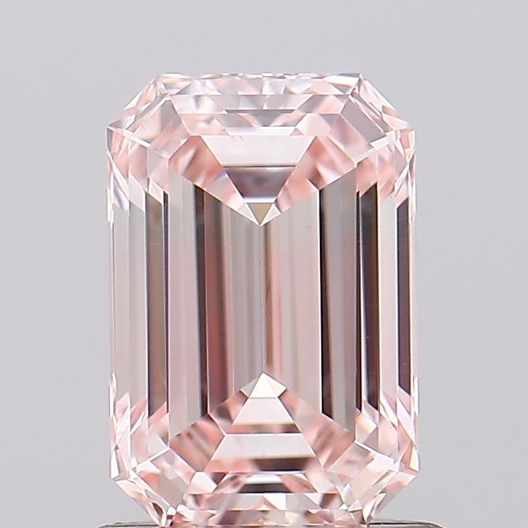 Lab-Grown EMERALD Diamond - 1.01 Carat, Fancy Pink Color, VS1 Clarity | Sustainable Luxury, Dazzling Brilliance | IGI | Certified 629493782