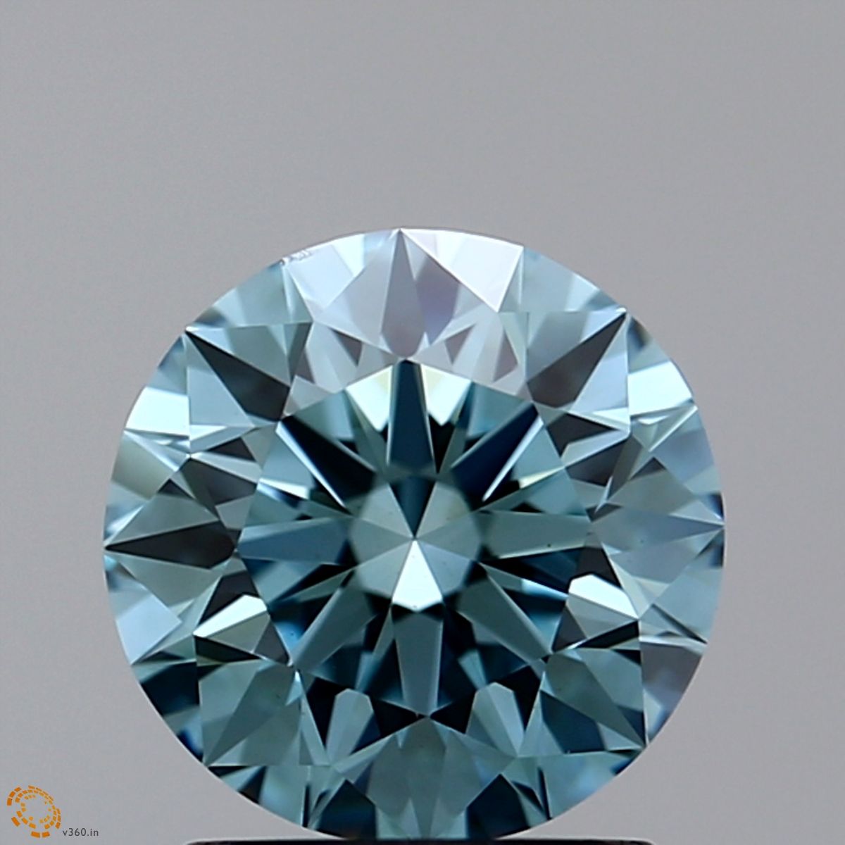 Lab-Grown ROUND Diamond - 1.36 Carat, Fancy Green Color, VS1 Clarity | Sustainable Luxury, Dazzling Brilliance | IGI | Certified LG10989703