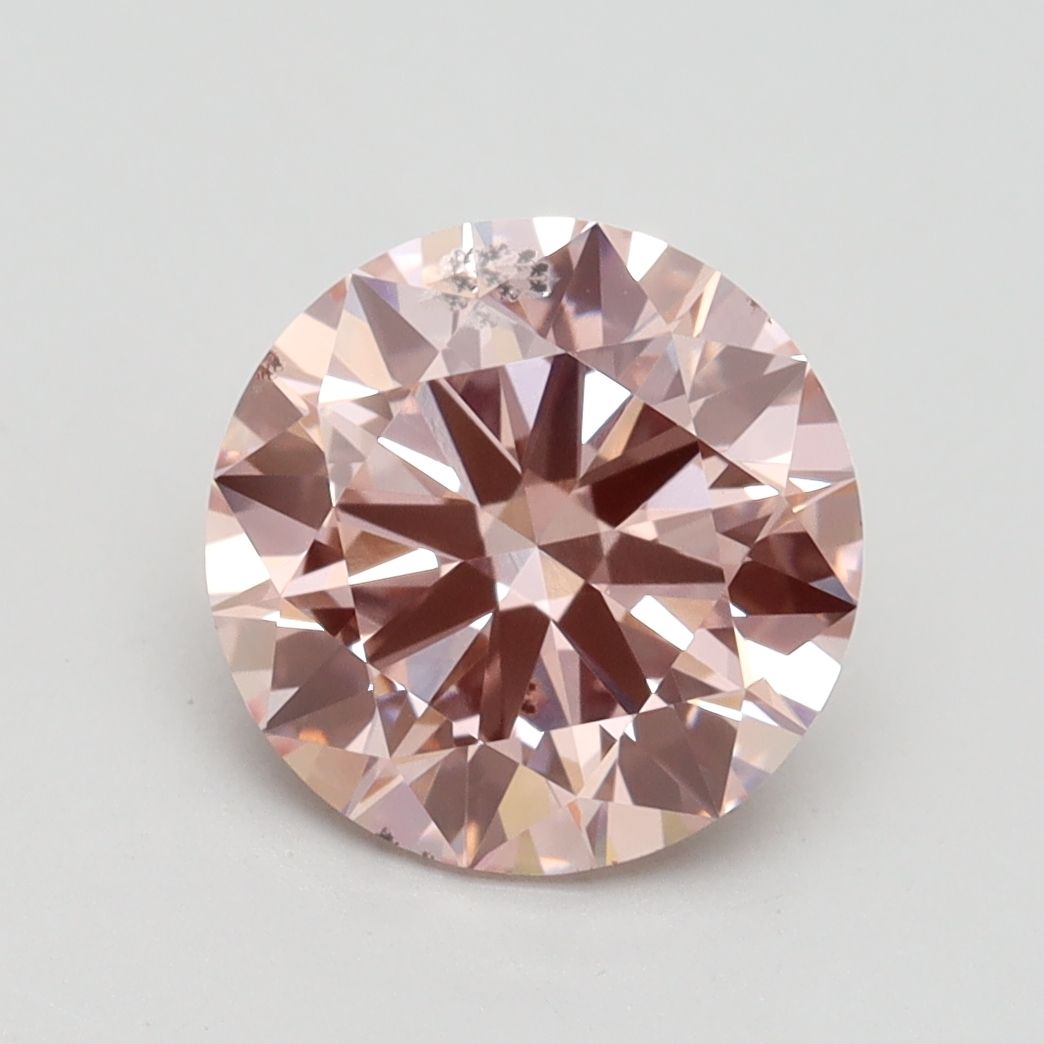 Lab-Grown ROUND Diamond - 2.5 Carat, Fancy Intense Pink Color, SI2 Clarity | Sustainable Luxury, Dazzling Brilliance | IGI | Certified LG532244539