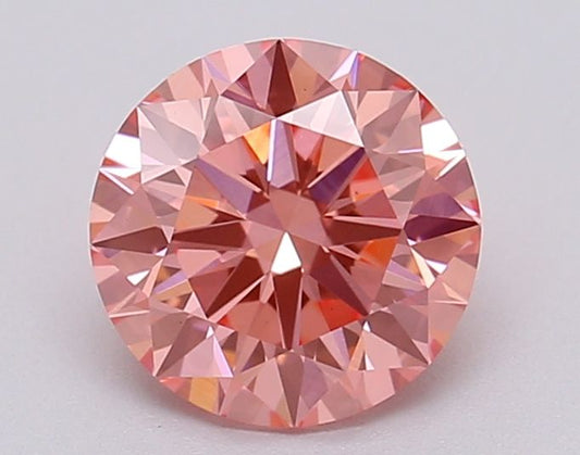 Lab-Grown ROUND Diamond - 1.03 Carat, Fancy Vivid Pink Color, VS1 Clarity | Sustainable Luxury, Dazzling Brilliance | IGI | Certified LG615366921