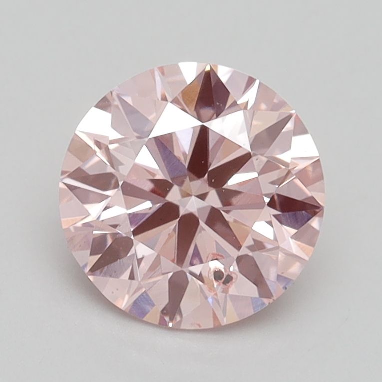 Lab-Grown ROUND Diamond - 1.32 Carat, Fancy Intense Pink Color, SI2 Clarity | Sustainable Luxury, Dazzling Brilliance | IGI | Certified LG534240908