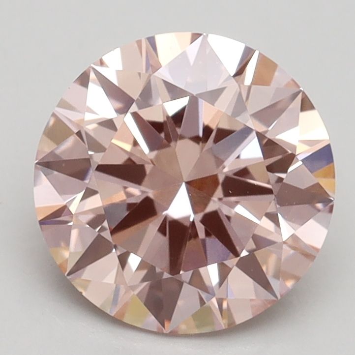 Lab-Grown ROUND Diamond - 2 Carat, Fancy Intense Pink Color, VS1 Clarity | Sustainable Luxury, Dazzling Brilliance | IGI | Certified LG532246710