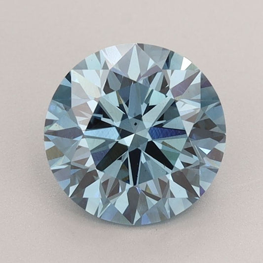 Lab-Grown ROUND Diamond - 1.56 Carat, Fancy Vivid Blue Color, VS1 Clarity | Sustainable Luxury, Dazzling Brilliance | IGI | Certified LG613383852