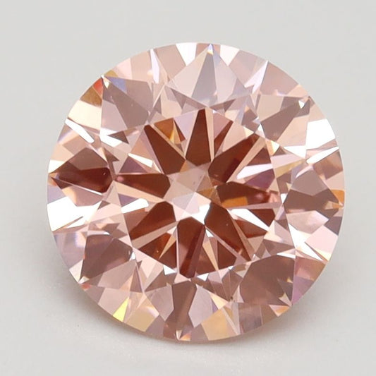 Lab-Grown ROUND Diamond - 2.01 Carat, Fancy Intense Pink Color, VS1 Clarity | Sustainable Luxury, Dazzling Brilliance | IGI | Certified LG532242785