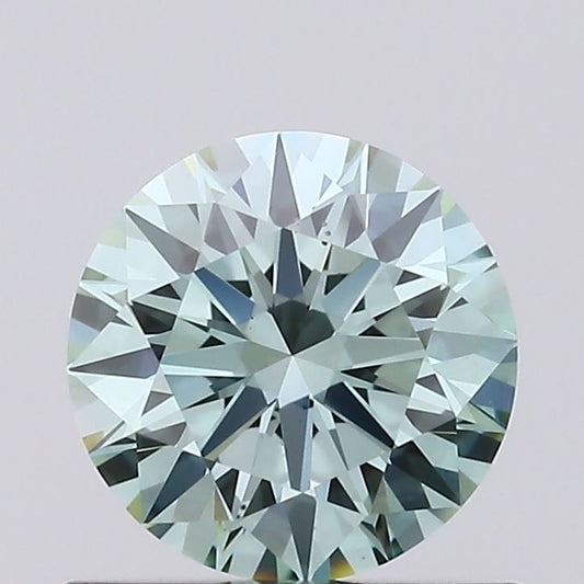 Lab-Grown ROUND Diamond - 0.7 Carat, Fancy Intense Green Color, VS2 Clarity | Sustainable Luxury, Dazzling Brilliance | IGI | Certified LG614332563