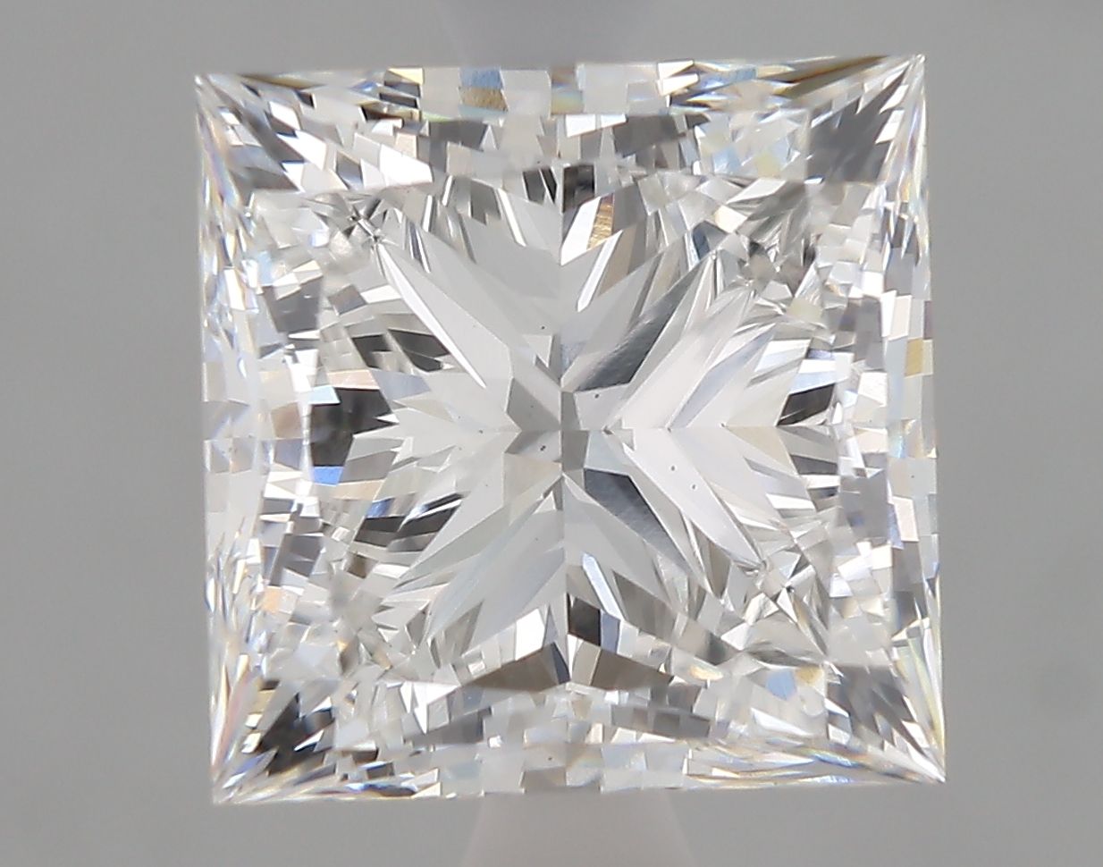 Lab-Grown PRINCESS Diamond - 3.51 Carats, F Color, VS1 Clarity - Sustainable Luxury and Dazzling Brilliance-IGI·Certified