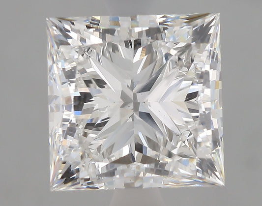 Lab-Grown PRINCESS Diamond - 3.51 Carats, F Color, VS1 Clarity - Sustainable Luxury and Dazzling Brilliance-IGI·Certified