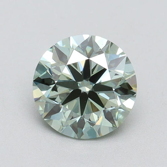 Lab-Grown ROUND Diamond - 1.03 Carat, Fancy Intense Green Color, VS1 Clarity | Sustainable Luxury, Dazzling Brilliance | IGI | Certified LG611394691