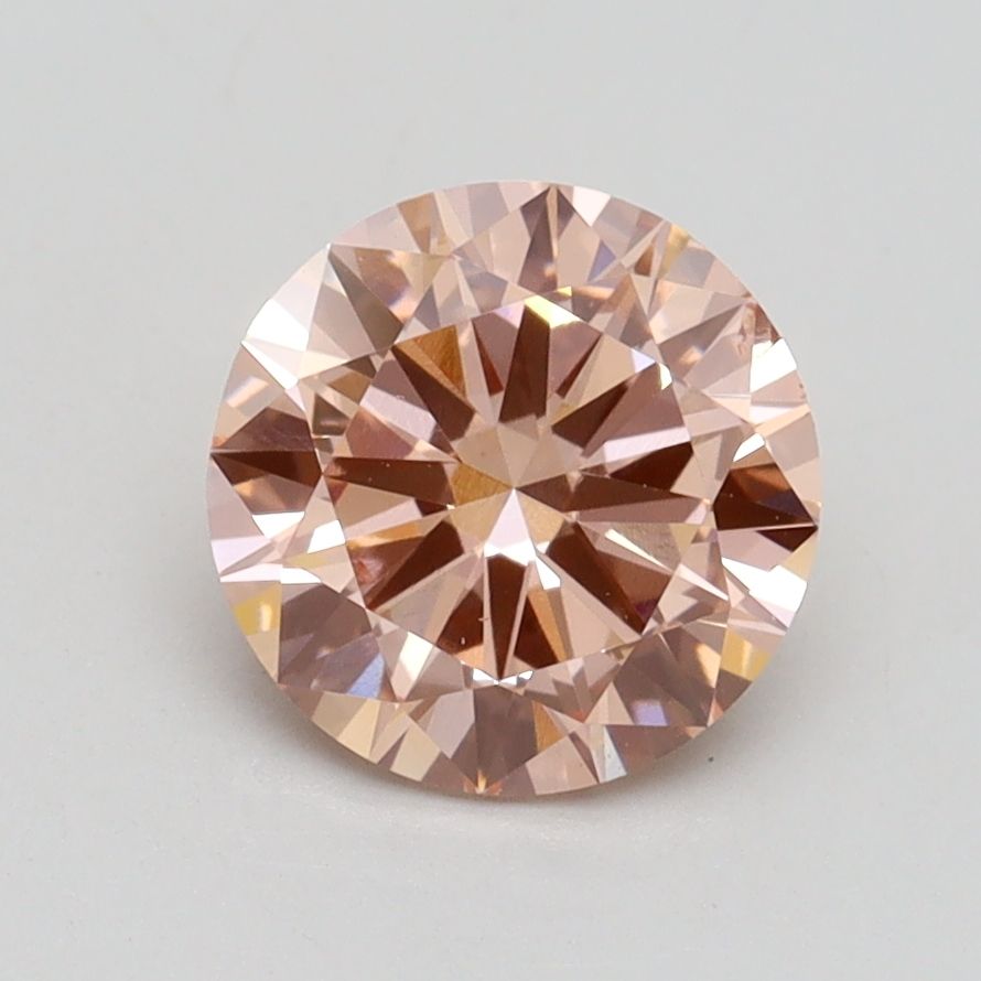 Lab-Grown ROUND Diamond - 1.5 Carat, Fancy Intense Pink Color, VS2 Clarity | Sustainable Luxury, Dazzling Brilliance | IGI | Certified LG539240840