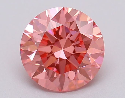 Lab-Grown ROUND Diamond - 1.05 Carat, Fancy Vivid Pink Color, VS1 Clarity | Sustainable Luxury, Dazzling Brilliance | IGI | Certified LG615366916