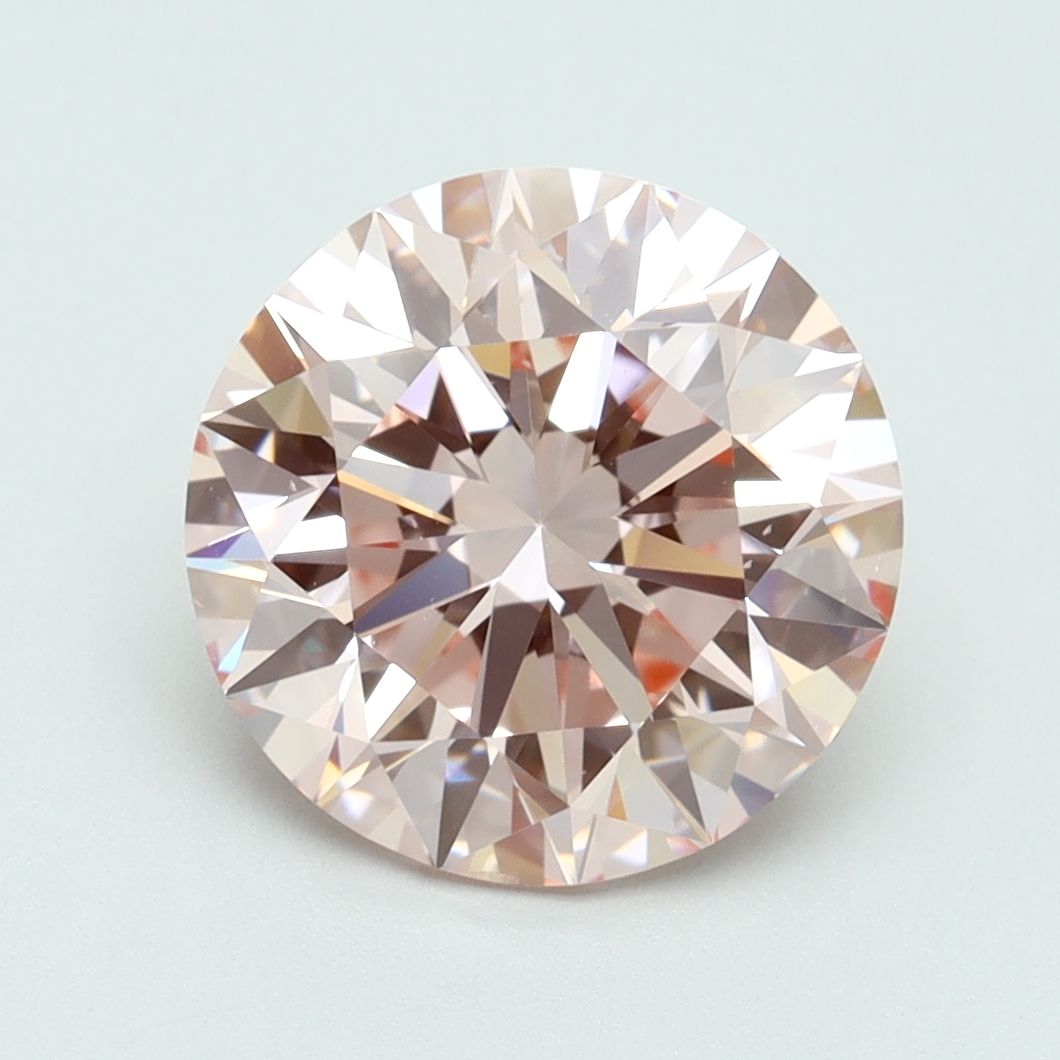 Lab-Grown ROUND Diamond - 3.5 Carat, Fancy Intense Pink Color, VS2 Clarity | Sustainable Luxury, Dazzling Brilliance | IGI | Certified LG617483769