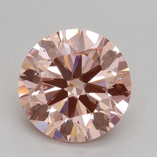 Lab-Grown ROUND Diamond - 2 Carat, Fancy Intense Pink Color, SI1 Clarity | Sustainable Luxury, Dazzling Brilliance | IGI | Certified LG536298376