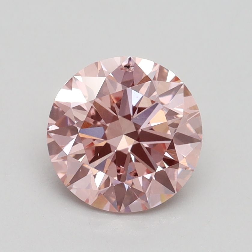 Lab-Grown ROUND Diamond - 1.26 Carat, Fancy Intense Pink Color, SI1 Clarity | Sustainable Luxury, Dazzling Brilliance | IGI | Certified LG532245471