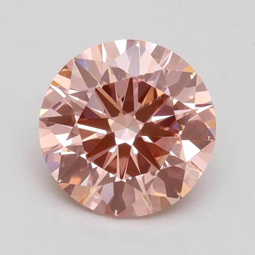 Lab-Grown ROUND Diamond - 2.02 Carat, Fancy Intense Pink Color, VS2 Clarity | Sustainable Luxury, Dazzling Brilliance | IGI | Certified LG532242777