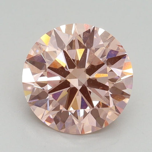 Lab-Grown ROUND Diamond - 2 Carat, Fancy Intense Pink Color, VS2 Clarity | Sustainable Luxury, Dazzling Brilliance | IGI | Certified LG538278921