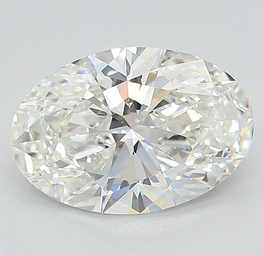 Lab-Grown OVAL Diamond - 2.15 Carats, G Color, VVS2 Clarity - Sustainable Luxury and Dazzling Brilliance-IGI·Certified