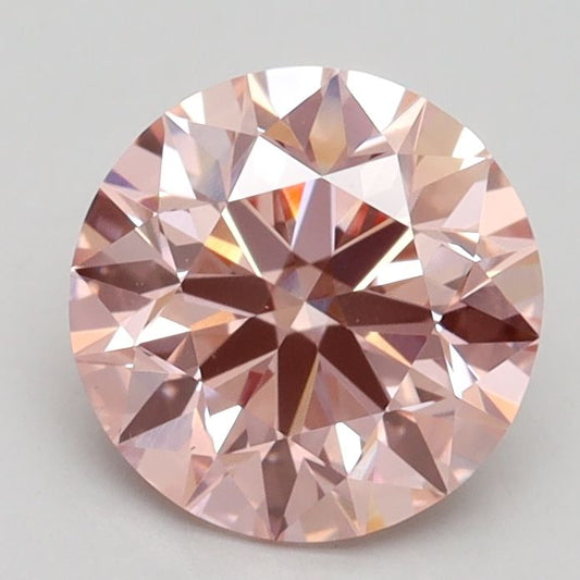 Lab-Grown ROUND Diamond - 1.7 Carat, Fancy Intense Pink Color, VS1 Clarity | Sustainable Luxury, Dazzling Brilliance | IGI | Certified LG528230033