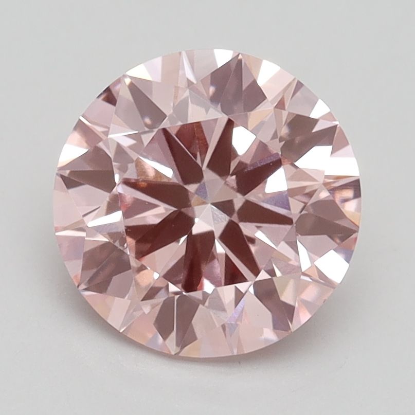 Lab-Grown ROUND Diamond - 1.92 Carat, Fancy Intense Pink Color, VS1 Clarity | Sustainable Luxury, Dazzling Brilliance | IGI | Certified LG528229192