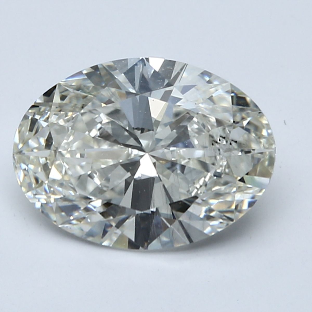 Lab-Grown OVAL Diamond - 3 Carats, G Color, SI2 Clarity - Sustainable Luxury and Dazzling Brilliance-IGI·Certified