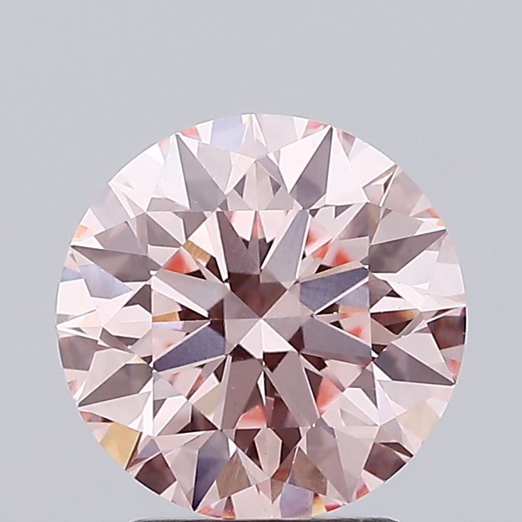 Lab-Grown ROUND Diamond - 2.57 Carat, Fancy Intense Pink Color, VS1 Clarity | Sustainable Luxury, Dazzling Brilliance | IGI | Certified LG646458243