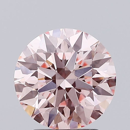 Lab-Grown ROUND Diamond - 2.57 Carat, Fancy Intense Pink Color, VS1 Clarity | Sustainable Luxury, Dazzling Brilliance | IGI | Certified LG646458243