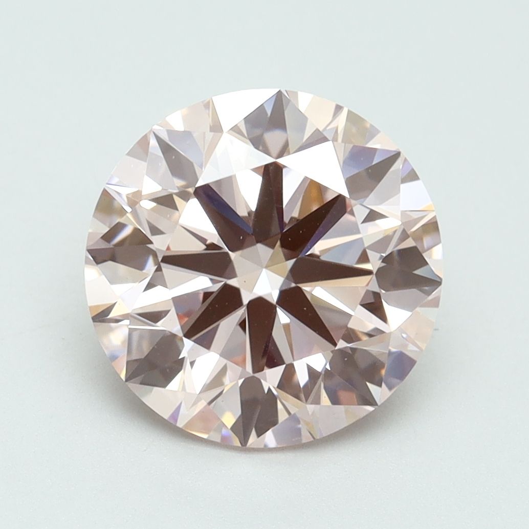 Lab-Grown ROUND Diamond - 3.2 Carat, Fancy Intense Pink Color, VS1 Clarity | Sustainable Luxury, Dazzling Brilliance | IGI | Certified LG616416791