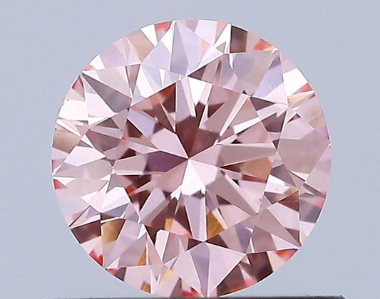 Lab-Grown ROUND Diamond - 0.62 Carat, Fancy Intense Pink Color, VS1 Clarity | Sustainable Luxury, Dazzling Brilliance | IGI | Certified LG643411769