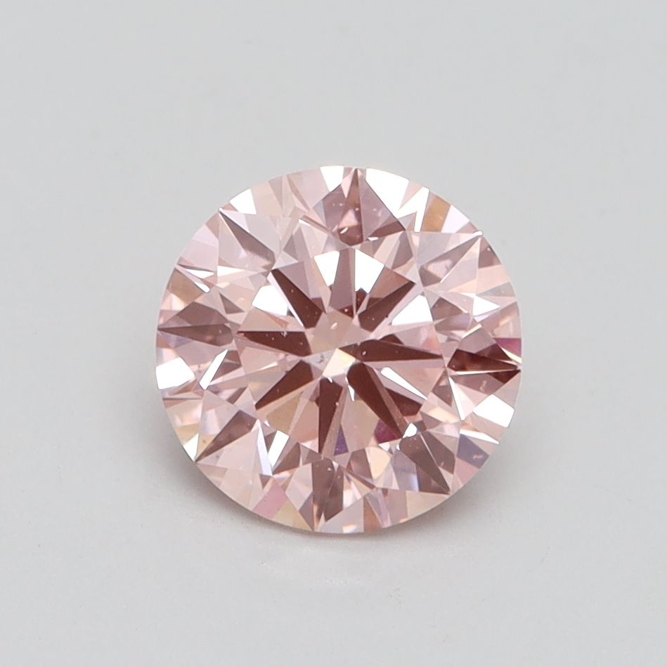 Lab-Grown ROUND Diamond - 1.3 Carat, Fancy Vivid Pink Color, VS2 Clarity | Sustainable Luxury, Dazzling Brilliance | IGI | Certified LG529285400