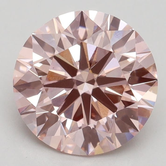 Lab-Grown ROUND Diamond - 2.14 Carat, Fancy Intense Pink Color, VVS2 Clarity | Sustainable Luxury, Dazzling Brilliance | IGI | Certified LG532246692