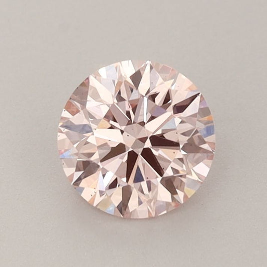 Lab-Grown ROUND Diamond - 0.79 Carat, Fancy Pink Color, VS2 Clarity | Sustainable Luxury, Dazzling Brilliance | IGI | Certified LG644416800