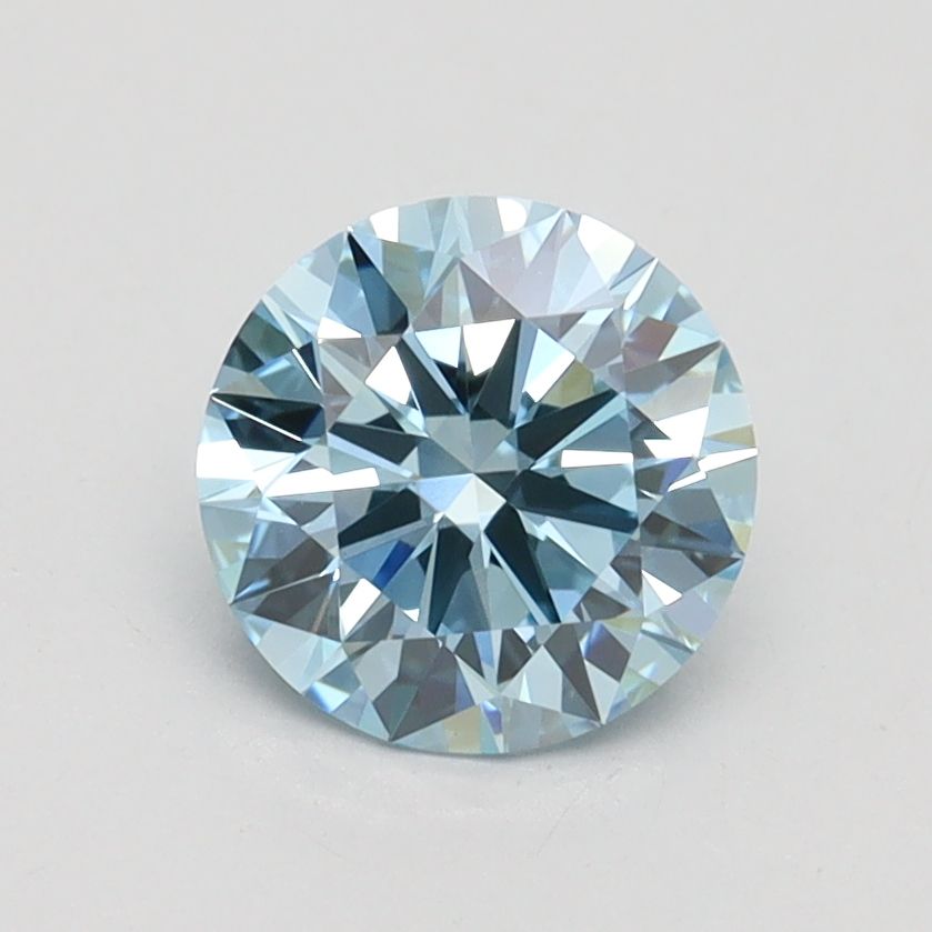 Lab-Grown ROUND Diamond - 1.1 Carat, Fancy Intense Blue Color, VS1 Clarity | Sustainable Luxury, Dazzling Brilliance | IGI | Certified LG563233617