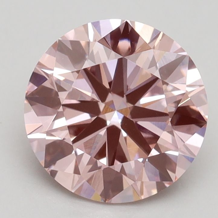 Lab-Grown ROUND Diamond - 2 Carat, Fancy Intense Pink Color, VS1 Clarity | Sustainable Luxury, Dazzling Brilliance | IGI | Certified LG534241486